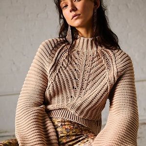 NWOT Free People Sweetheart Sweater